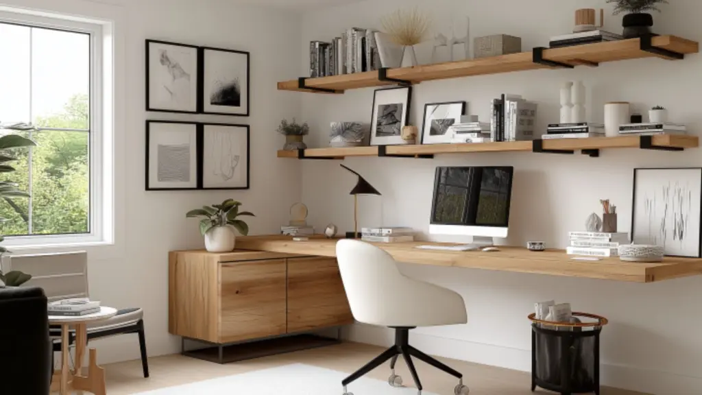 Stylish DIY Floating Desk Inspiration for Modern Home Offices