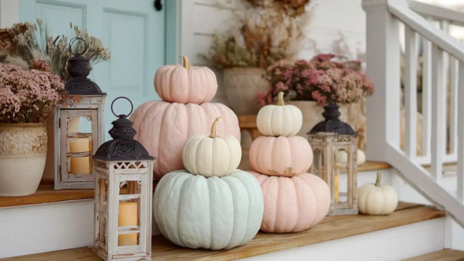 Pastel Outdoor Halloween Decorations for a Chic and Stylish Look