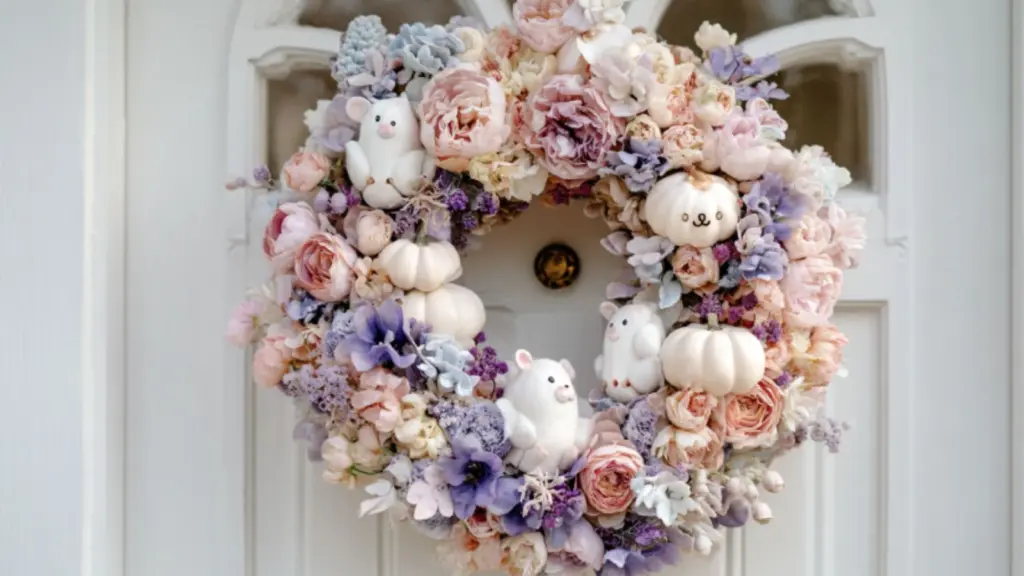 Pastel Outdoor Halloween Decorations for a Chic and Stylish Look