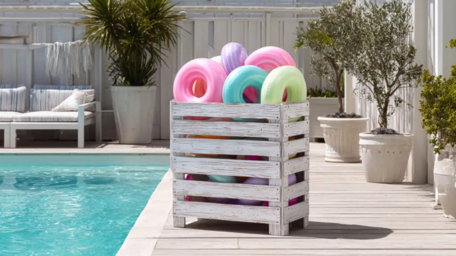 DIY Pool Storage Ideas for Floats and Towels That Keep Your Space Tidy and Stylish