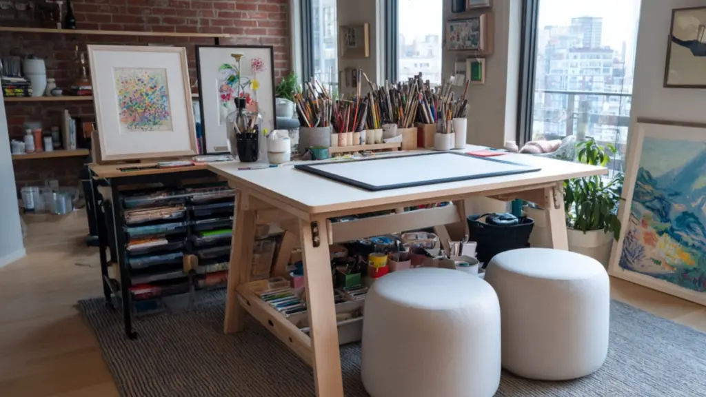 Compact Artist Desk Workspaces for Urban Homes
