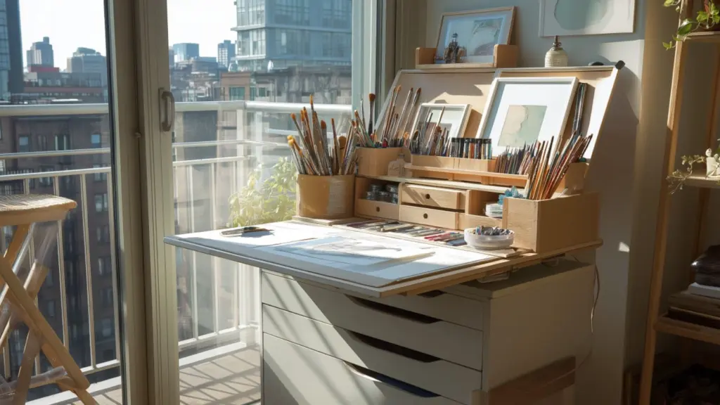 Compact Artist Desk Workspaces for Urban Homes