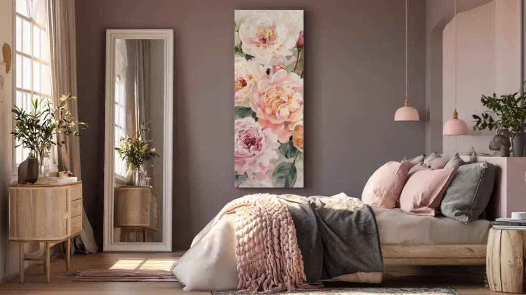 Large Canvas Bedroom Art for Statement Wall Decor