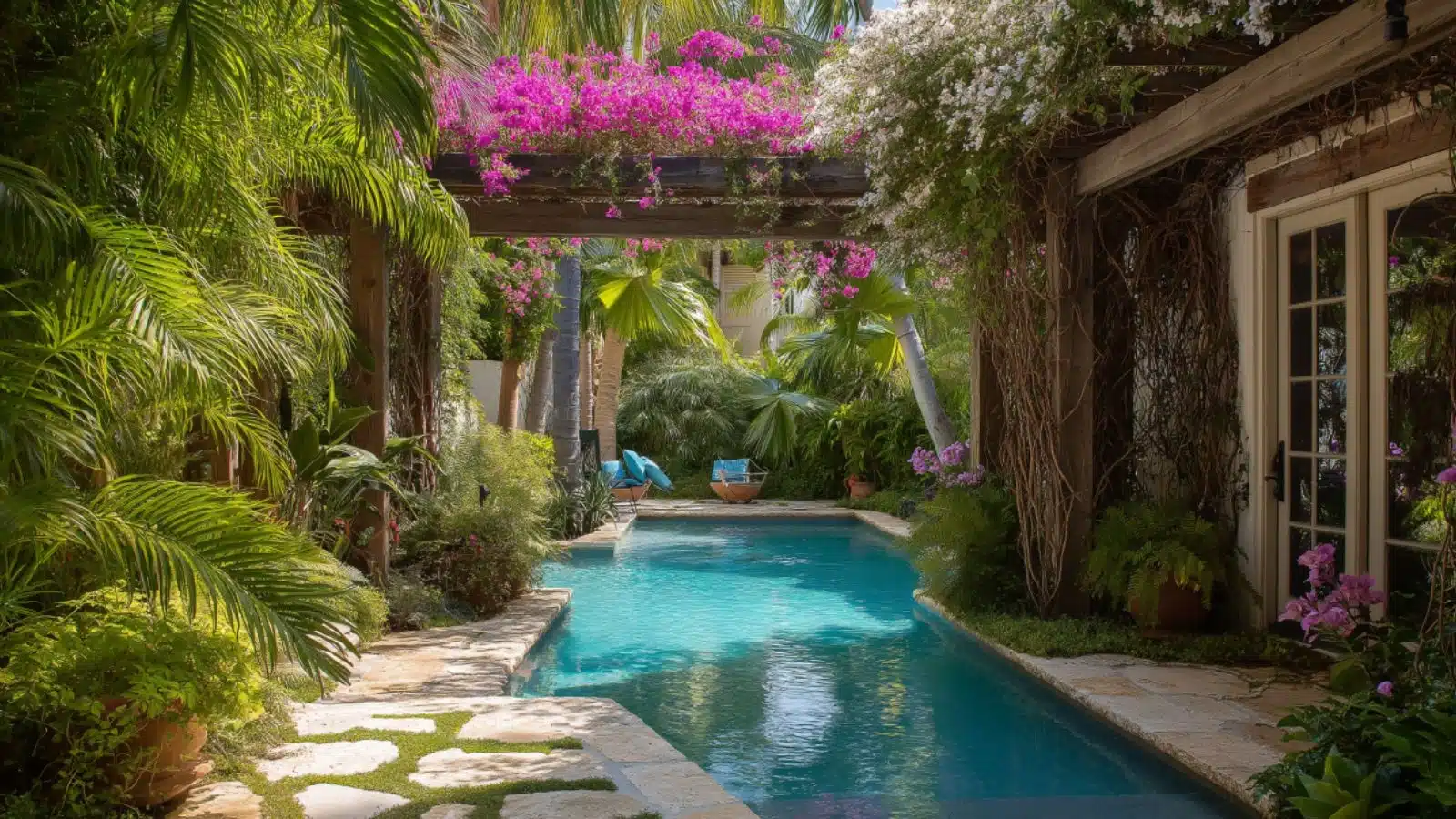 Lush Greenery Pool Patio Ideas to Delight Every Garden Enthusiast