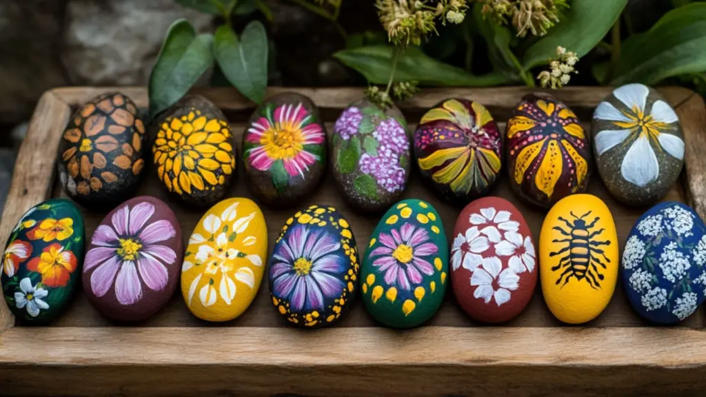 Colorful Garden Crafts DIY with Painted Rocks and Signs: Brighten Up Your Outdoor Decor