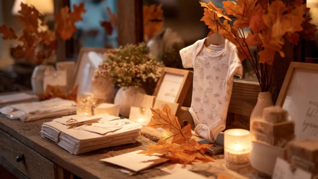 Cozy Fall Baby Shower Ideas with a Caramel Apple Bar for a Warm Celebration