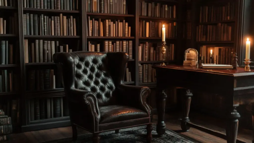 Sophisticated Dark Academia Interior for Home Libraries: Create a Timeless, Thoughtful Reading Space