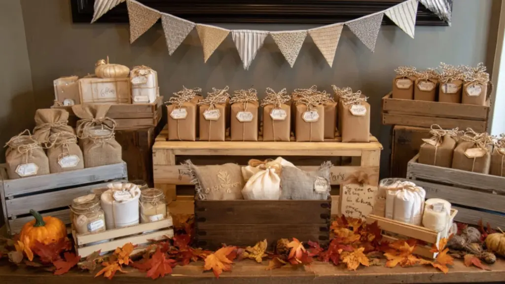 Cozy Fall Baby Shower Ideas with a Caramel Apple Bar for a Warm Celebration