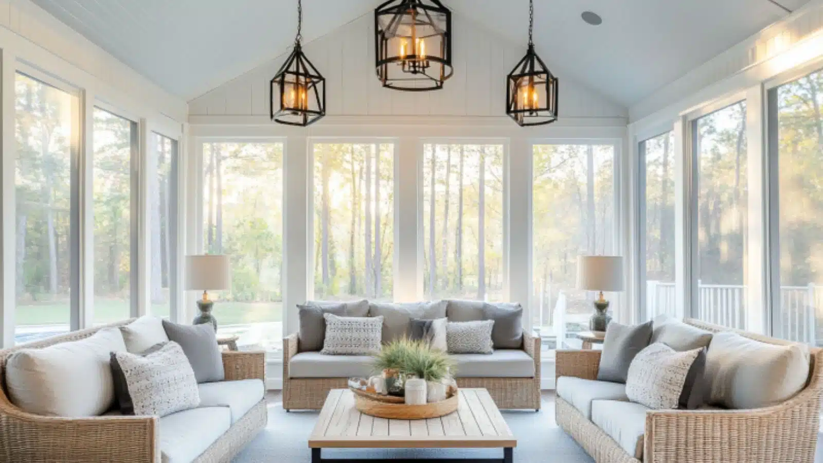 Elegant Screened In Porch Ideas Featuring Vaulted Ceilings for Stylish Outdoor Living
