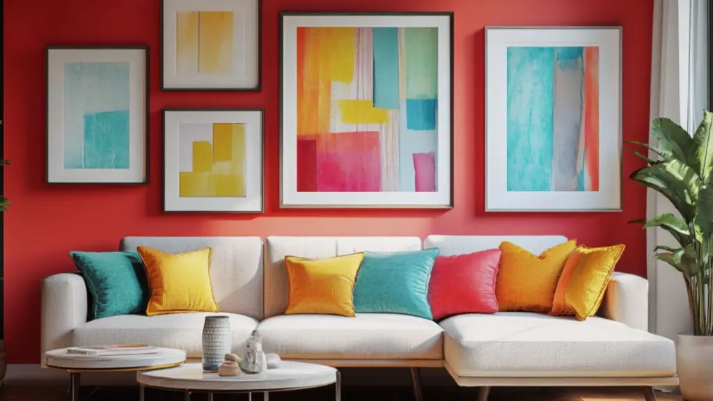 Transform Your Living Room with Colorful Home Accents: Brighten Your Space in Style