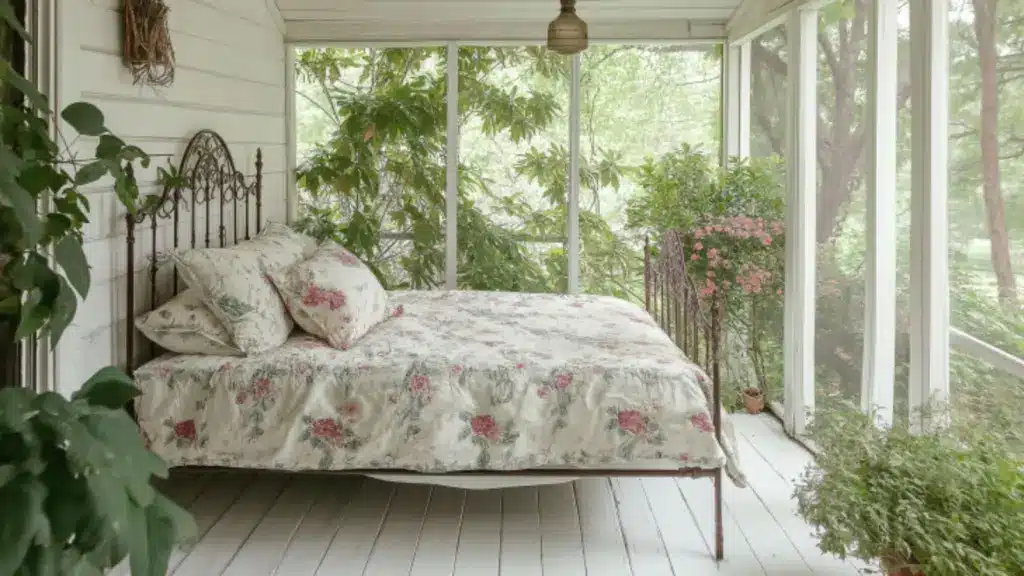 Cozy Cottage Sleeping Porch Ideas for Summer Nights: Relaxed Outdoor Comfort with Vintage Charm