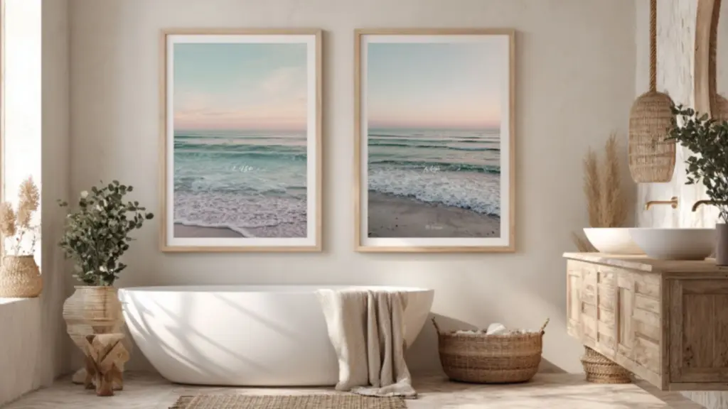 DIY Beach House Bathroom Wall Art Ideas for a Coastal Look You’ll Love