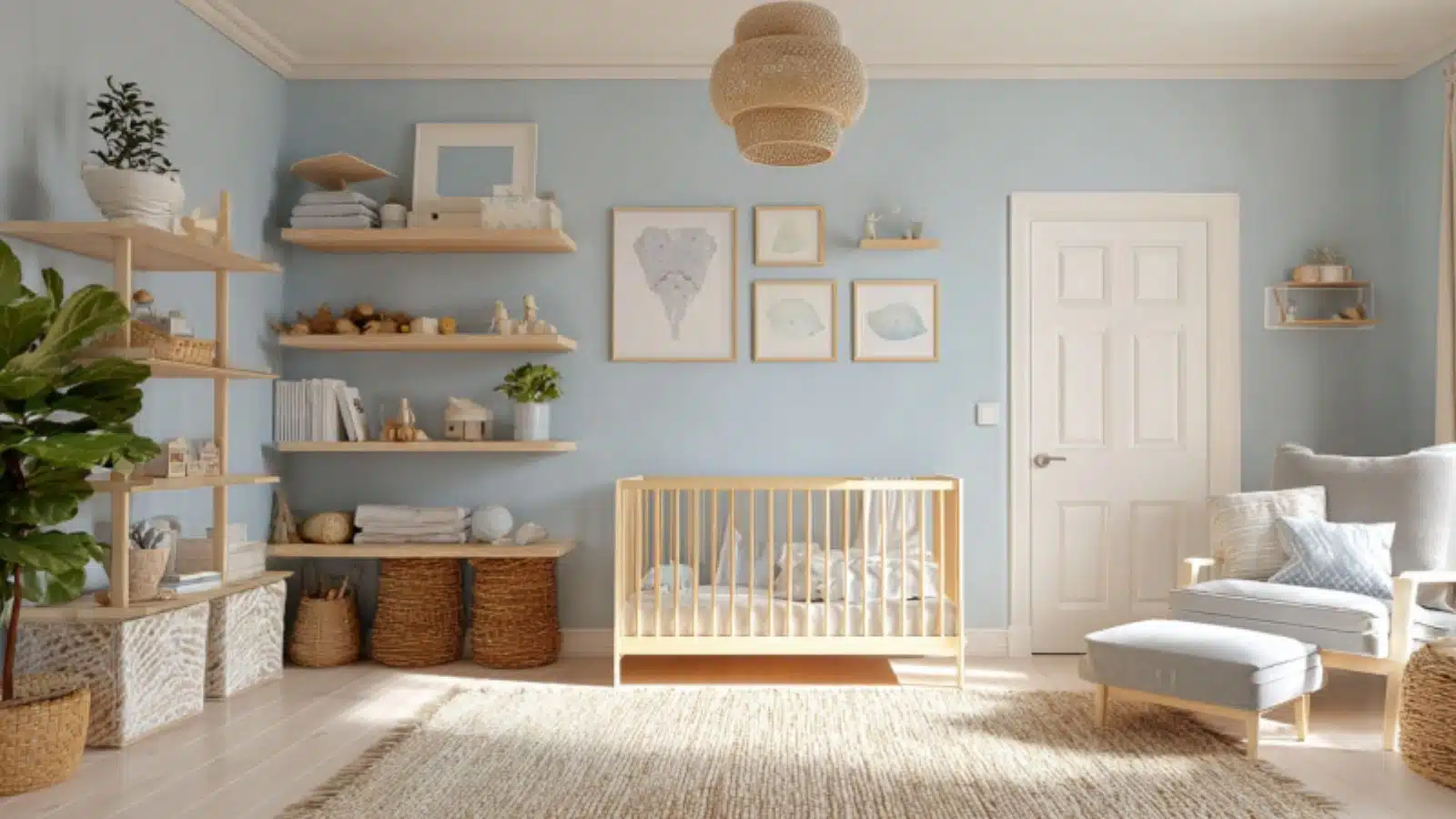 Charming Toddler Room Ideas for Boys with Calming Blue Accents