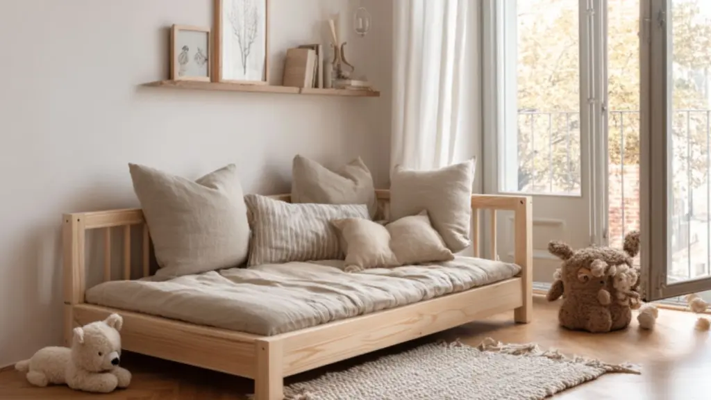 Neutral Toddler Floor Bed Designs to Match Home Decor Seamlessly