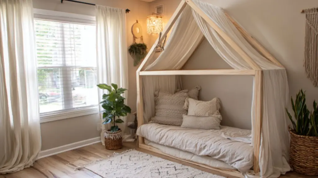Neutral Toddler Floor Bed Designs to Match Home Decor Seamlessly