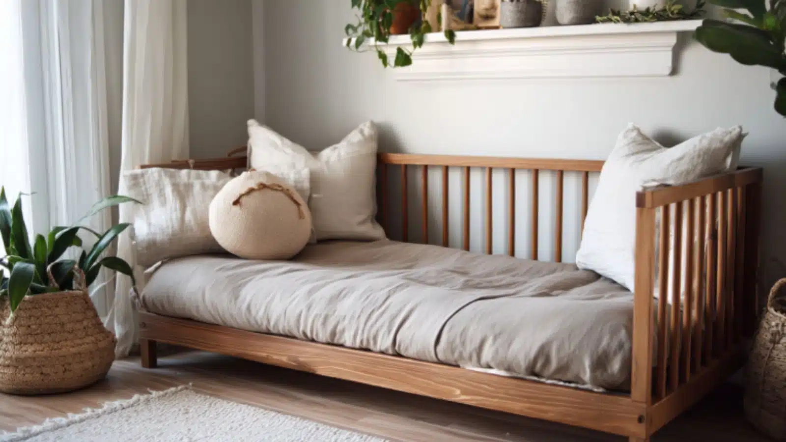 Neutral Toddler Floor Bed Designs to Match Home Decor Seamlessly