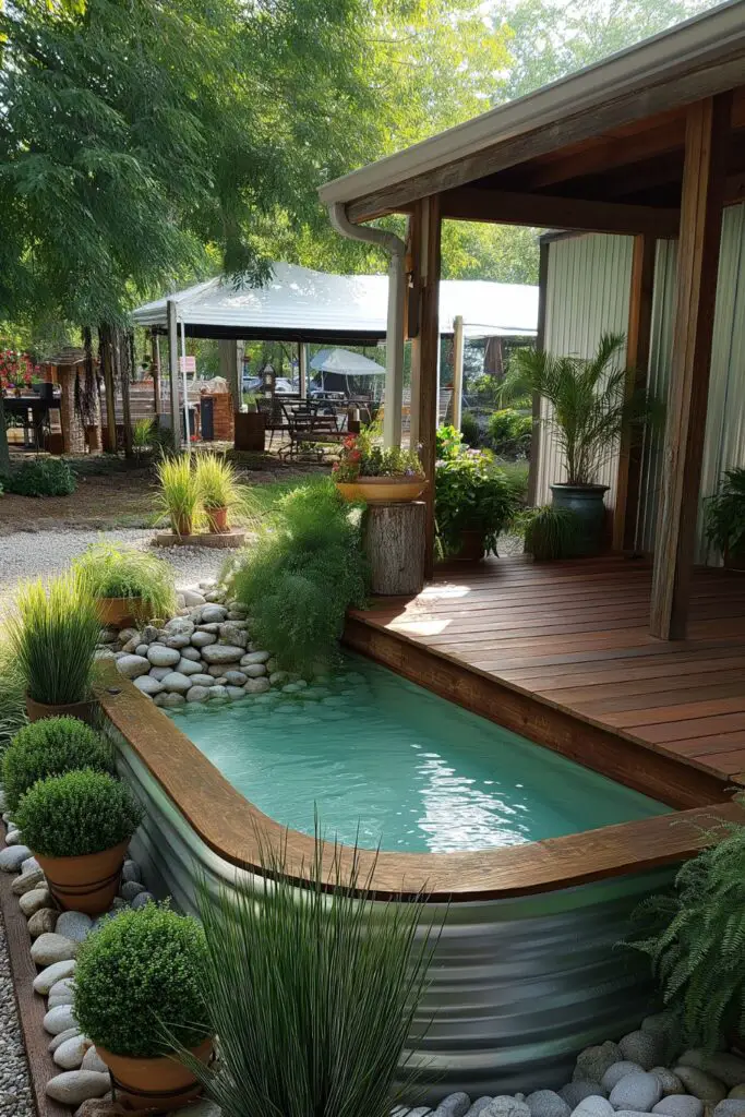 Easy DIY Homemade Swimming Pools for Stylish Outdoor Retreats on a Budget