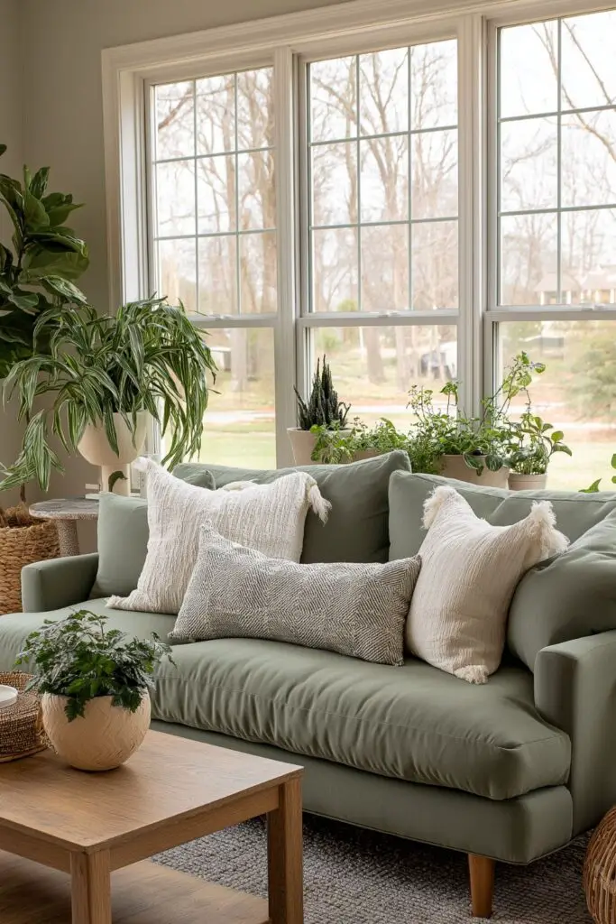 Explore Green Sofa Living Room Ideas That Bring a Cozy, Earthy Vibe Home