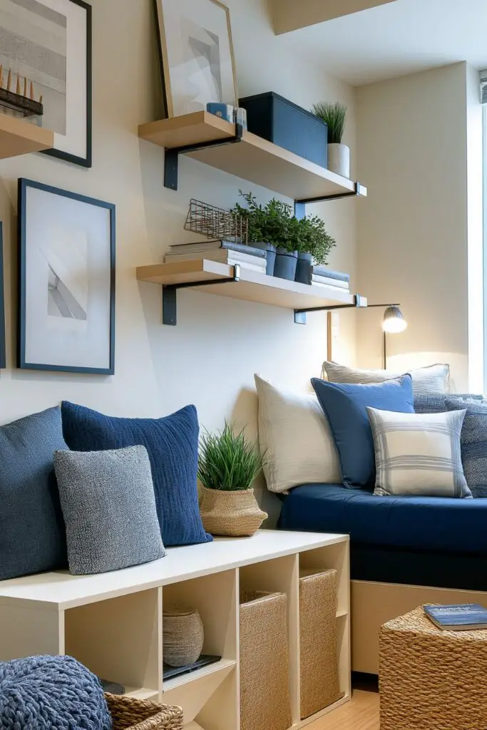 Smart & Stylish Functional Dorm Living Room Decor for Small Apartments