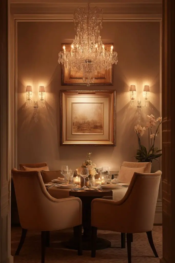 Statement Chandeliers: Dining Room Light Fixtures That Elevate Space with Elegance and Drama