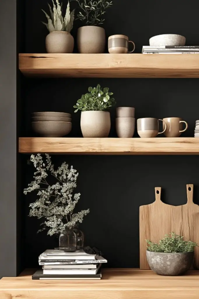 Budget-Friendly Black and Natural Wood Kitchen Upgrades That Transform Your Space