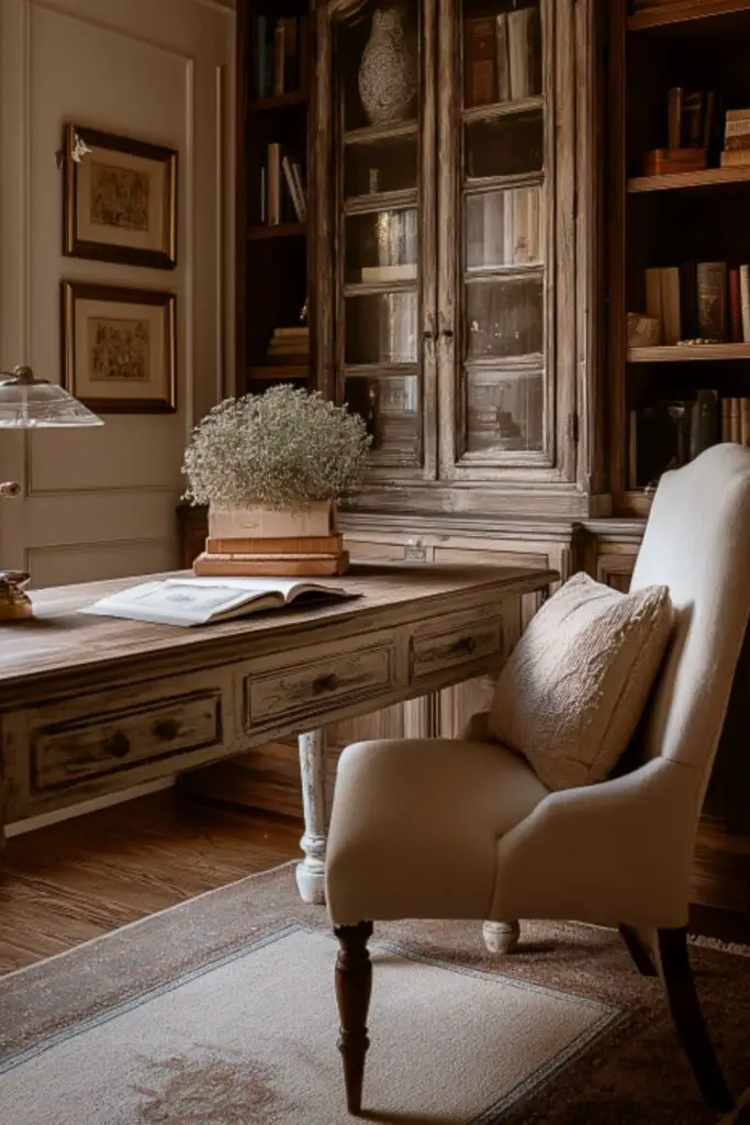 Rustic Cozy Home Office Ideas to Create a Relaxed and Productive Workday