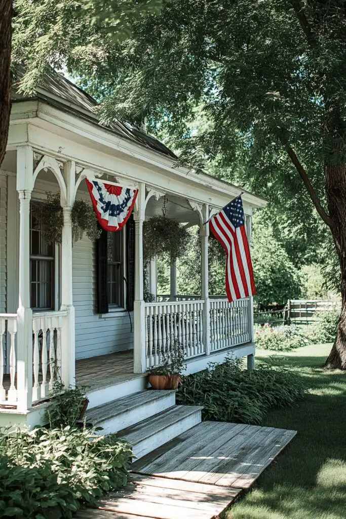 Eye-Catching Patriotic Porch Ideas for Summer Holidays That Will Wow Your Neighbors