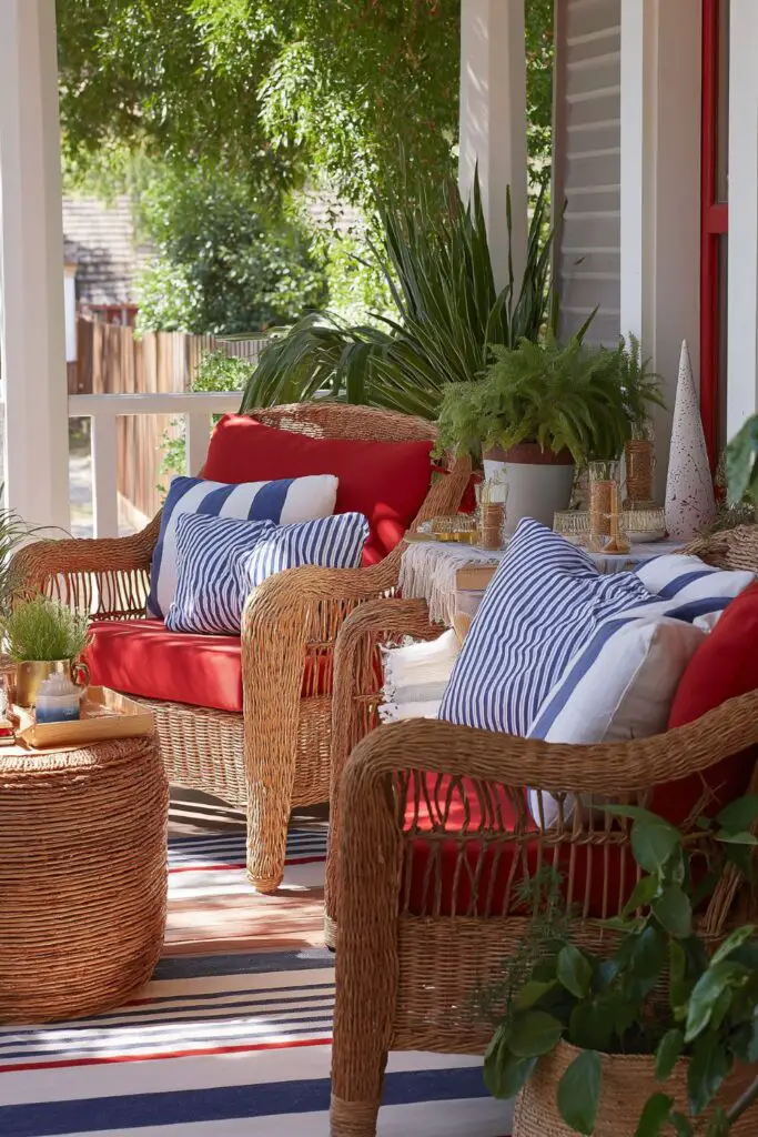 Eye-Catching Patriotic Porch Ideas for Summer Holidays That Will Wow Your Neighbors