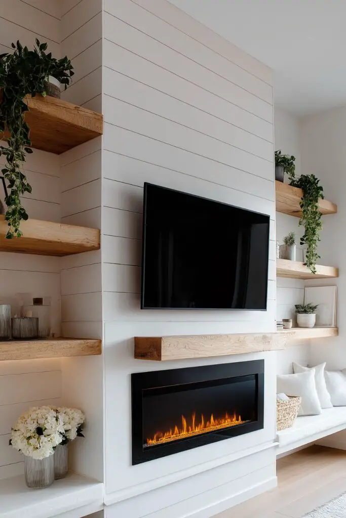 DIY Electric Fireplace Wall Projects to Instantly Upgrade Your Living Space