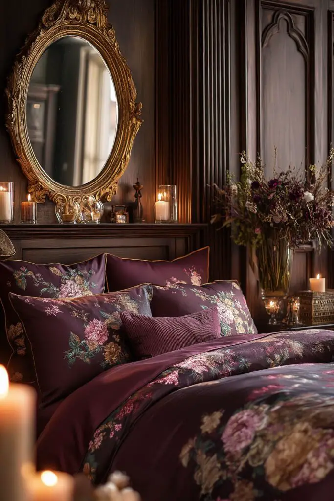 Purple Vintage Floral Bedding Sets for Dreamy Rooms That Radiate Romance and Timeless Charm