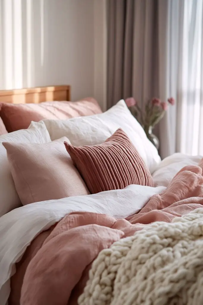 Pretty in Pink Bedding Ideas for Feminine Bedroom Themes Full of Charm and Comfort