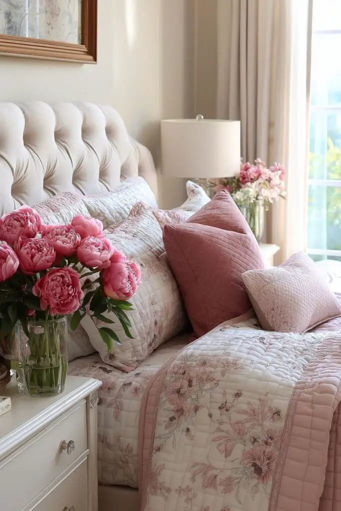 Pretty in Pink Bedding Ideas for Feminine Bedroom Themes Full of Charm and Comfort