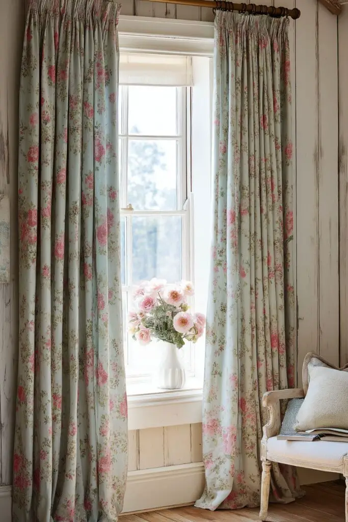 DIY Window Makeover Using Vintage Floral Curtains: Transform Your Space with Timeless Charm