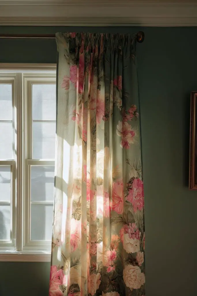 DIY Window Makeover Using Vintage Floral Curtains: Transform Your Space with Timeless Charm