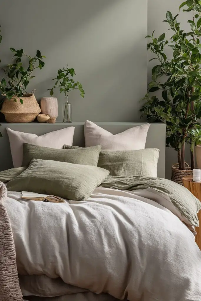 Earthy Green Dorm Room Ideas for a Calming and Relaxing Student Space