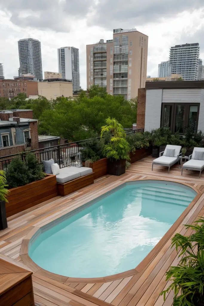 Easy DIY Oval Above Ground Pools That Look Custom Built and Beautifully Styled
