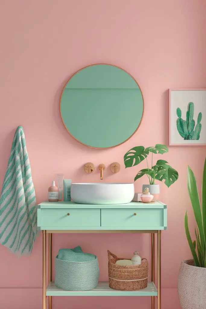Cute and Creative Teen Bathroom Ideas with Colorful Decor That Pops with Personality