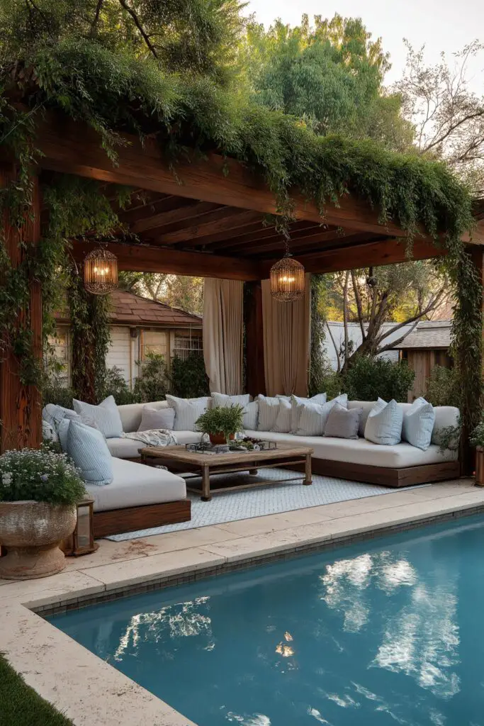 Creative Backyard Pool and Patio Ideas with DIY Touches for a Stylish Outdoor Escape