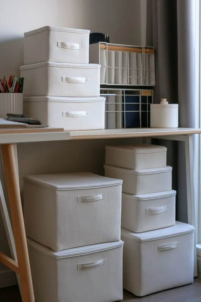 Minimalist Blue and White Dorm Room Design Ideas for a Calm, Stylish College Space