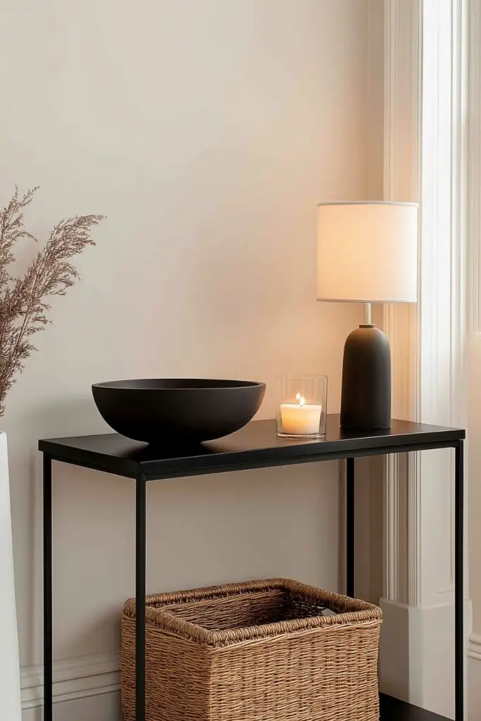Minimalist Black Entryway Table Decor Ideas to Elevate Your Home’s First Impression