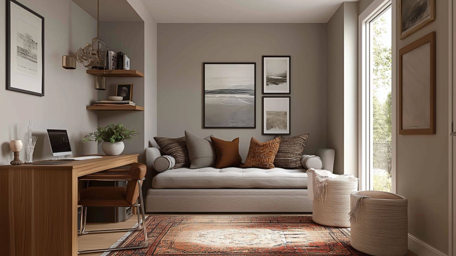 Stylish Dual Purpose Guest Room Office Combo Ideas for Modern Homes