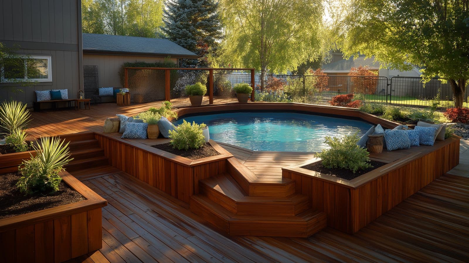 5 Creative DIY Above Ground Pool Landscaping Projects to Transform Your Backyard Oasis