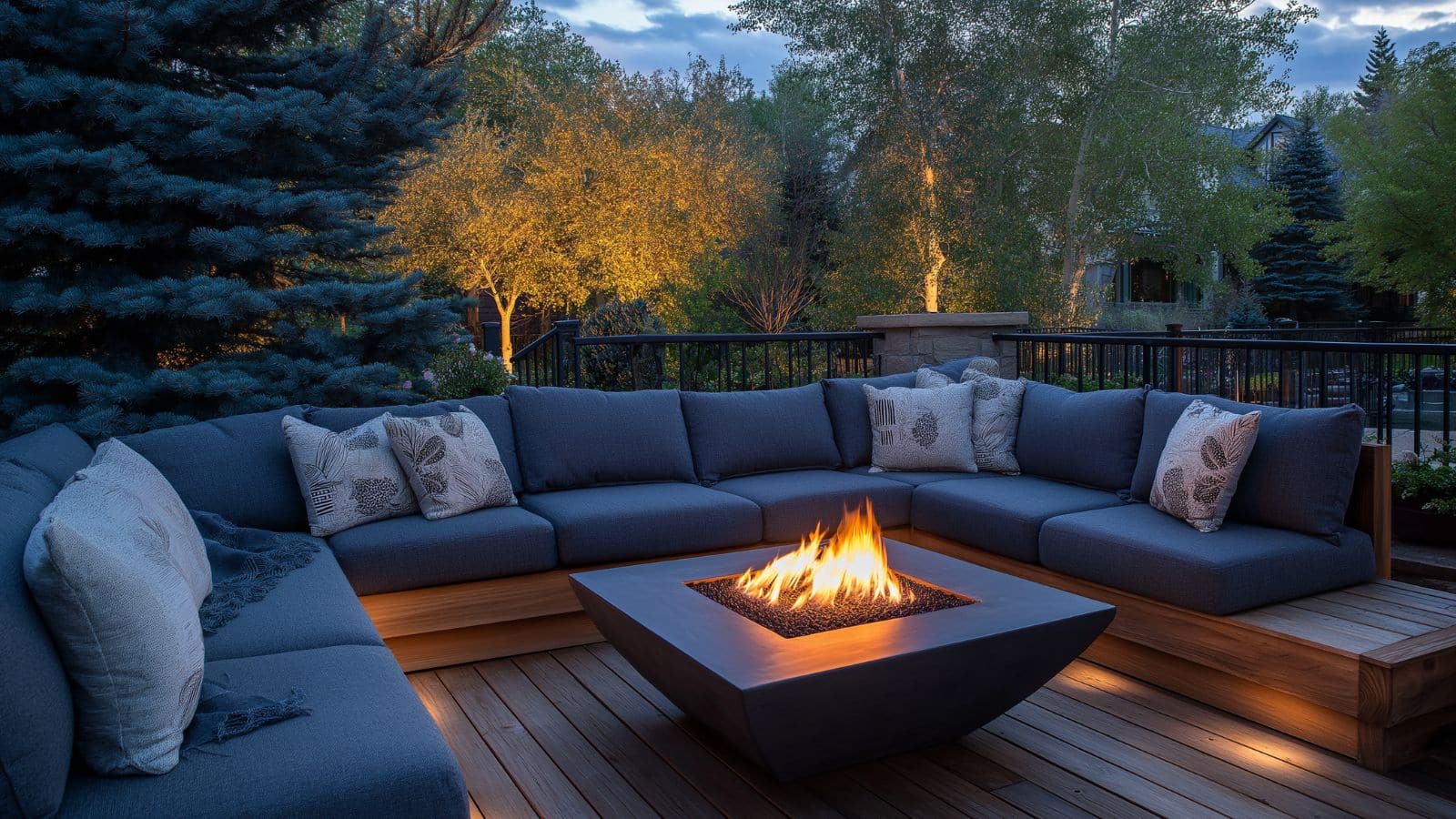 Perfect Patio Layout With Sectional Sofa and Fire Bowl: Design Ideas for a Cozy Outdoor Retreat