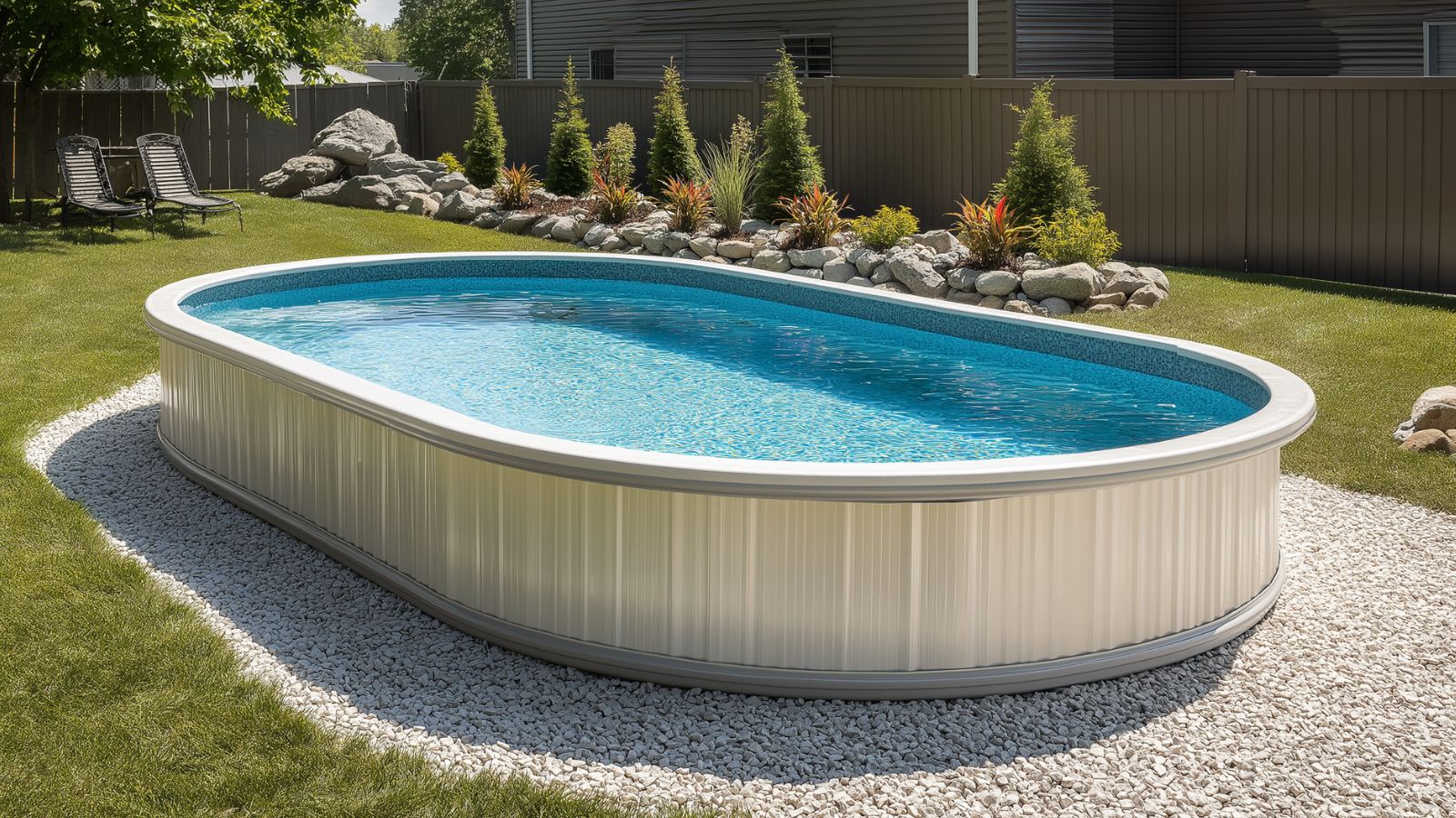 Easy DIY Oval Above Ground Pools That Look Custom Built and Beautifully Styled