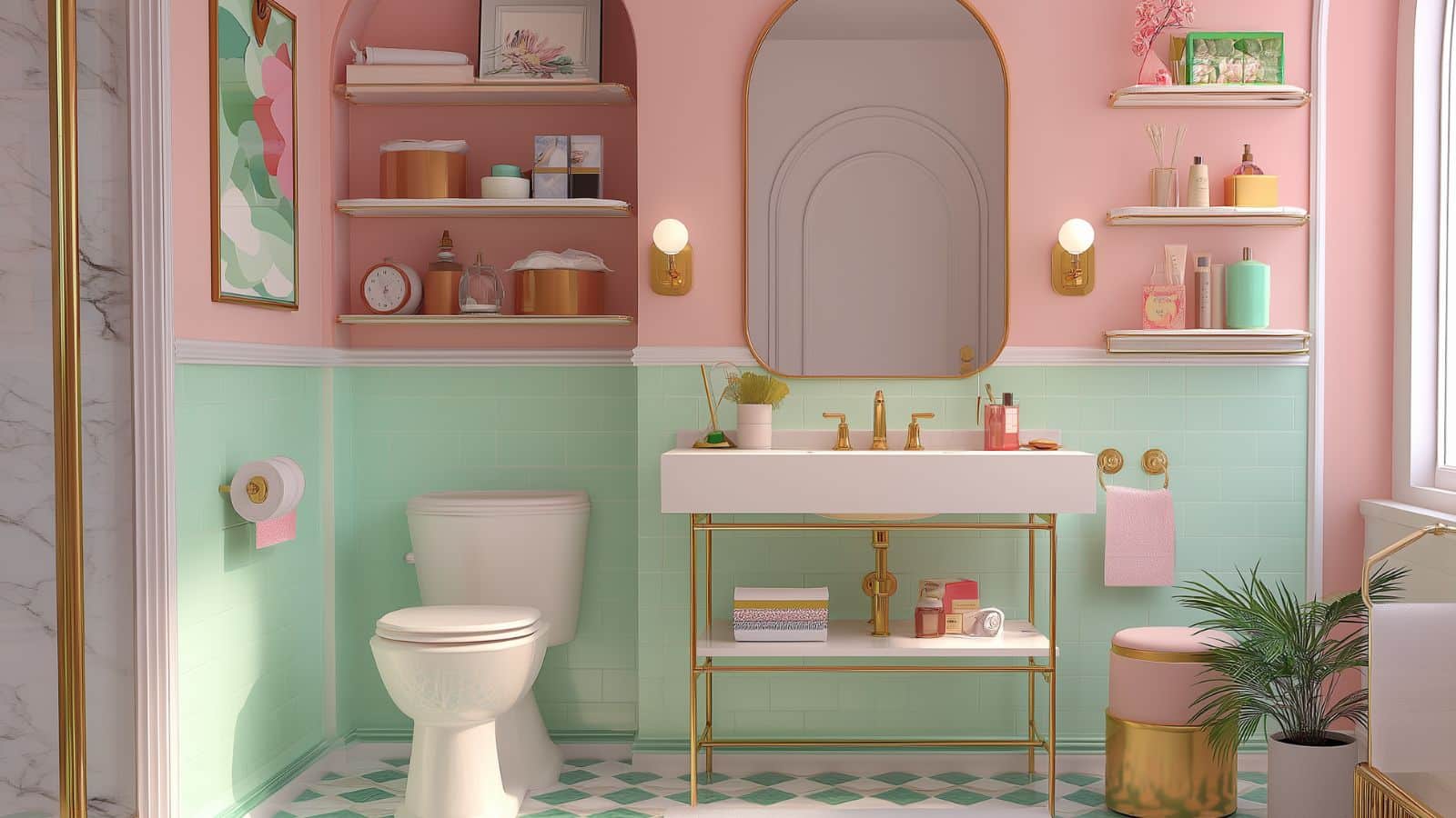 Cute and Creative Teen Bathroom Ideas with Colorful Decor That Pops with Personality