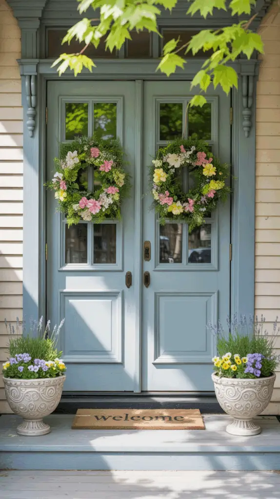 Designer Secrets for Styling a Double Door Entryway Like a Pro: Elegant Curb Appeal and Lasting First Impressions
