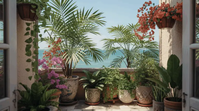 Tropical Small Balcony Design Ideas for a Lush, Inviting Look
