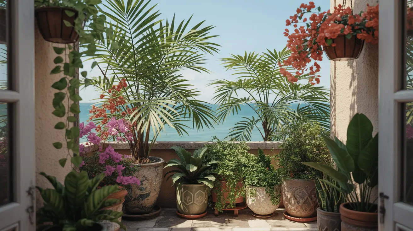 Tropical Small Balcony Design Ideas for a Lush, Inviting Look