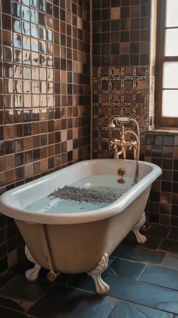 Moody Boho Western Bathroom Ideas for Cozy, Rustic Vibes