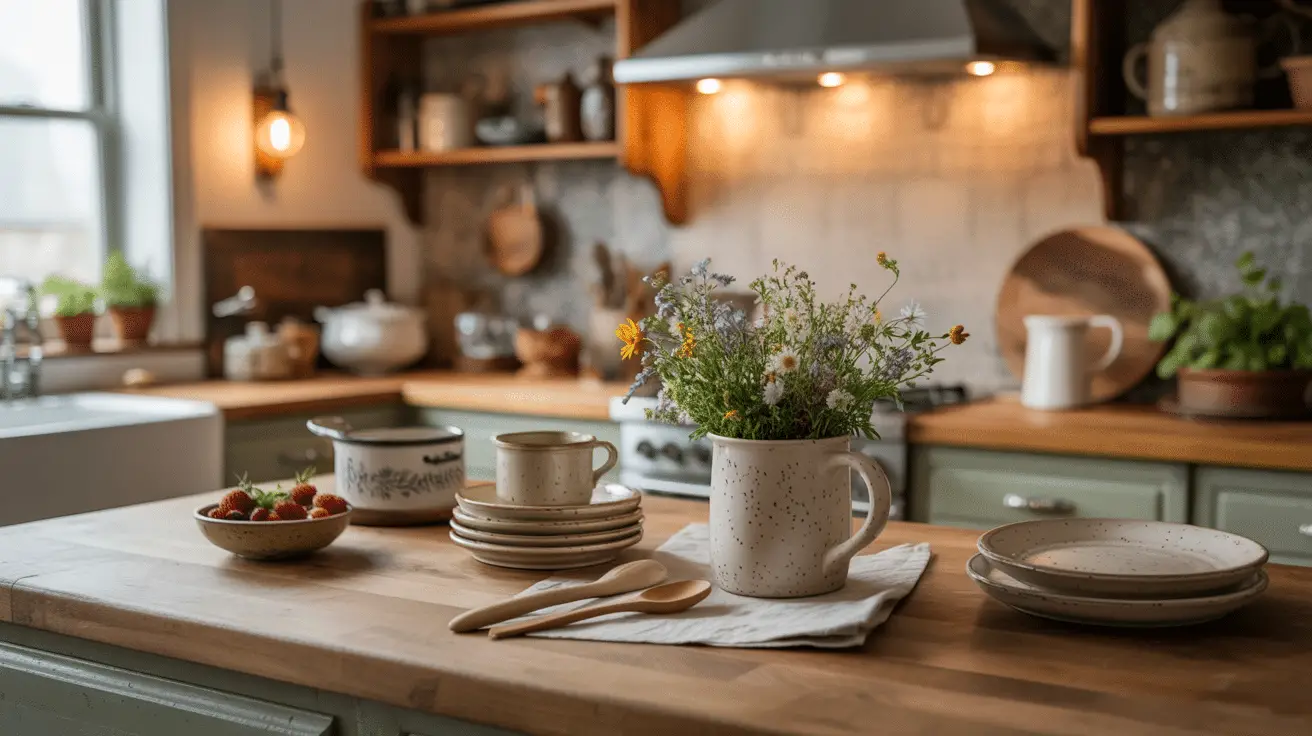 Effortless Cottage Core Kitchen Ideas to Create a Dreamy, Rustic-Chic Vibe